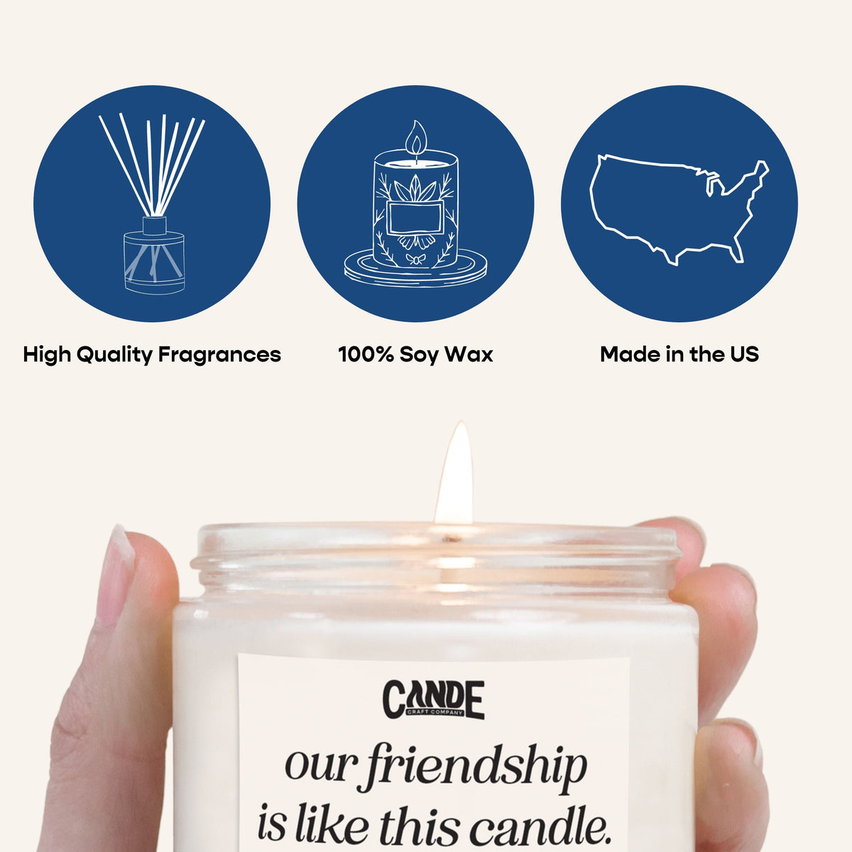 Birthday Cake Scented Candle