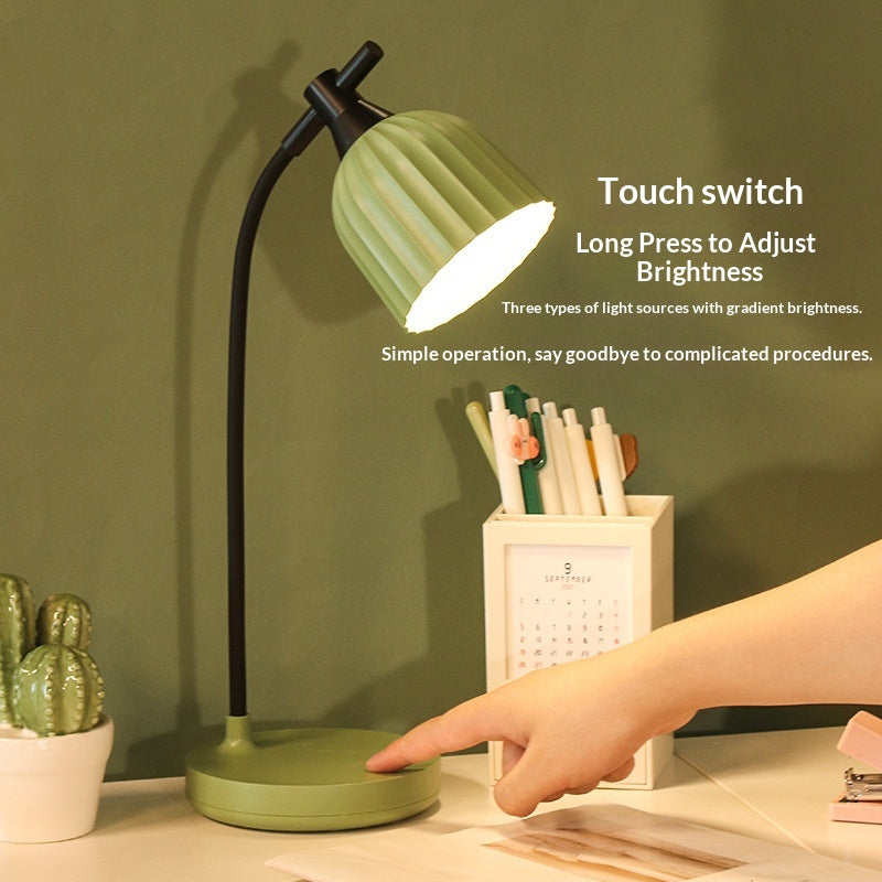 Fashionable  LED FDesk Lamp Touch Dimmable Reading  Modes Decorative Table Lamp Cute Study Lamps for Bedroom Décor