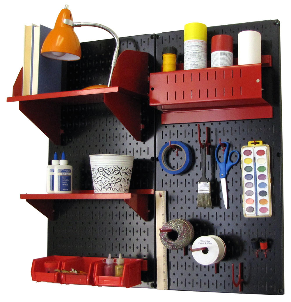 Craft & Hobby Organizer Kit - Pegboard With Accessories