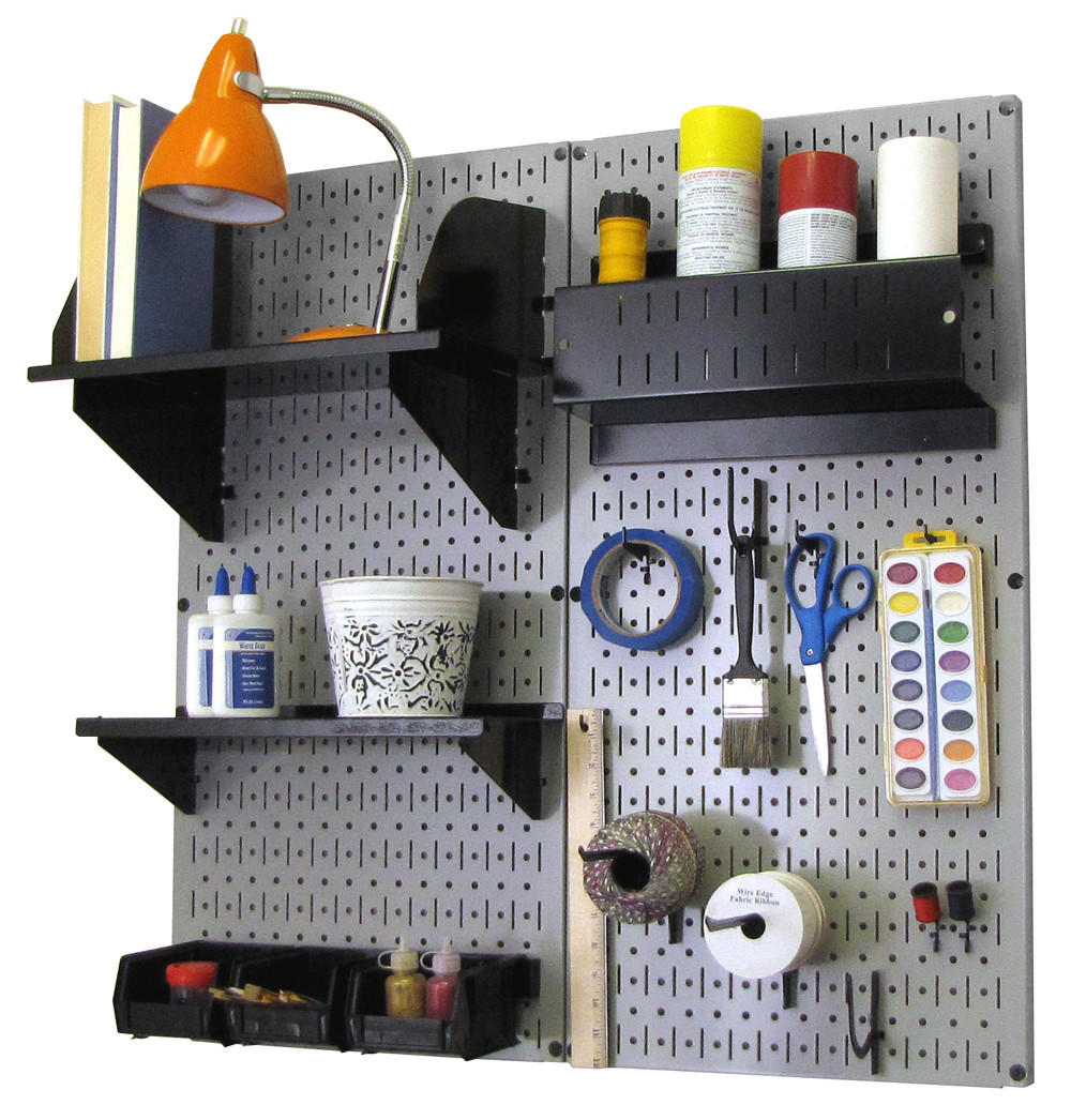 Craft & Hobby Organizer Kit - Pegboard With Accessories