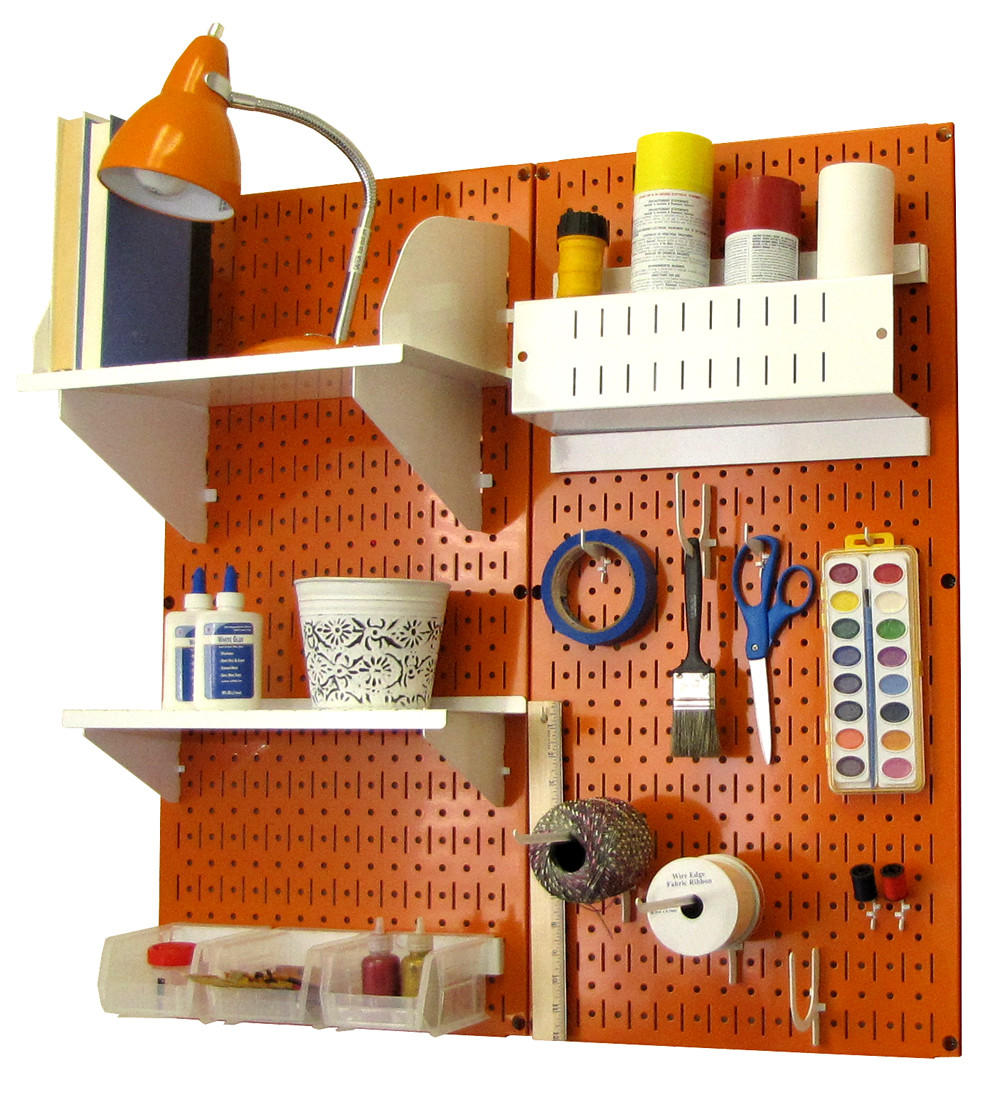 Craft & Hobby Organizer Kit - Pegboard With Accessories
