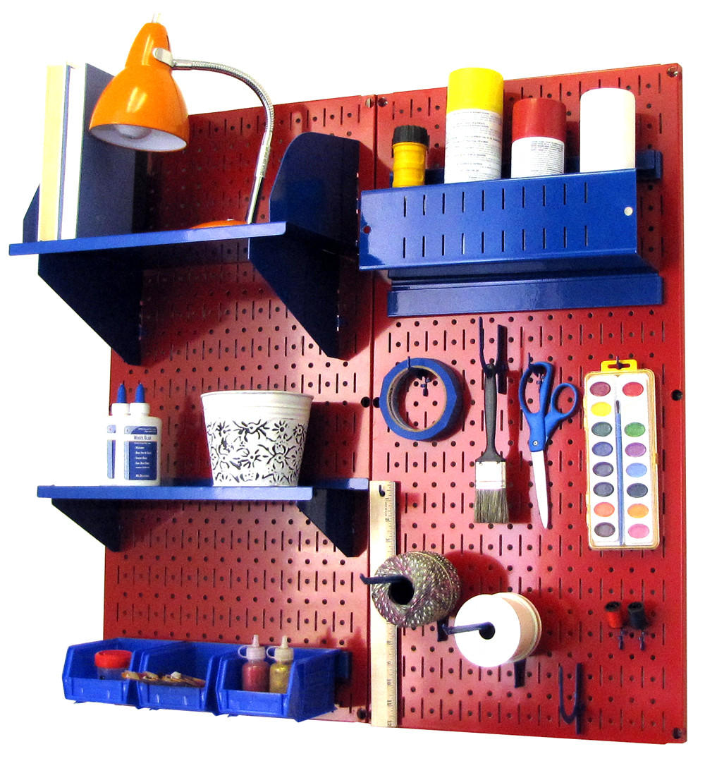 Craft & Hobby Organizer Kit - Pegboard With Accessories