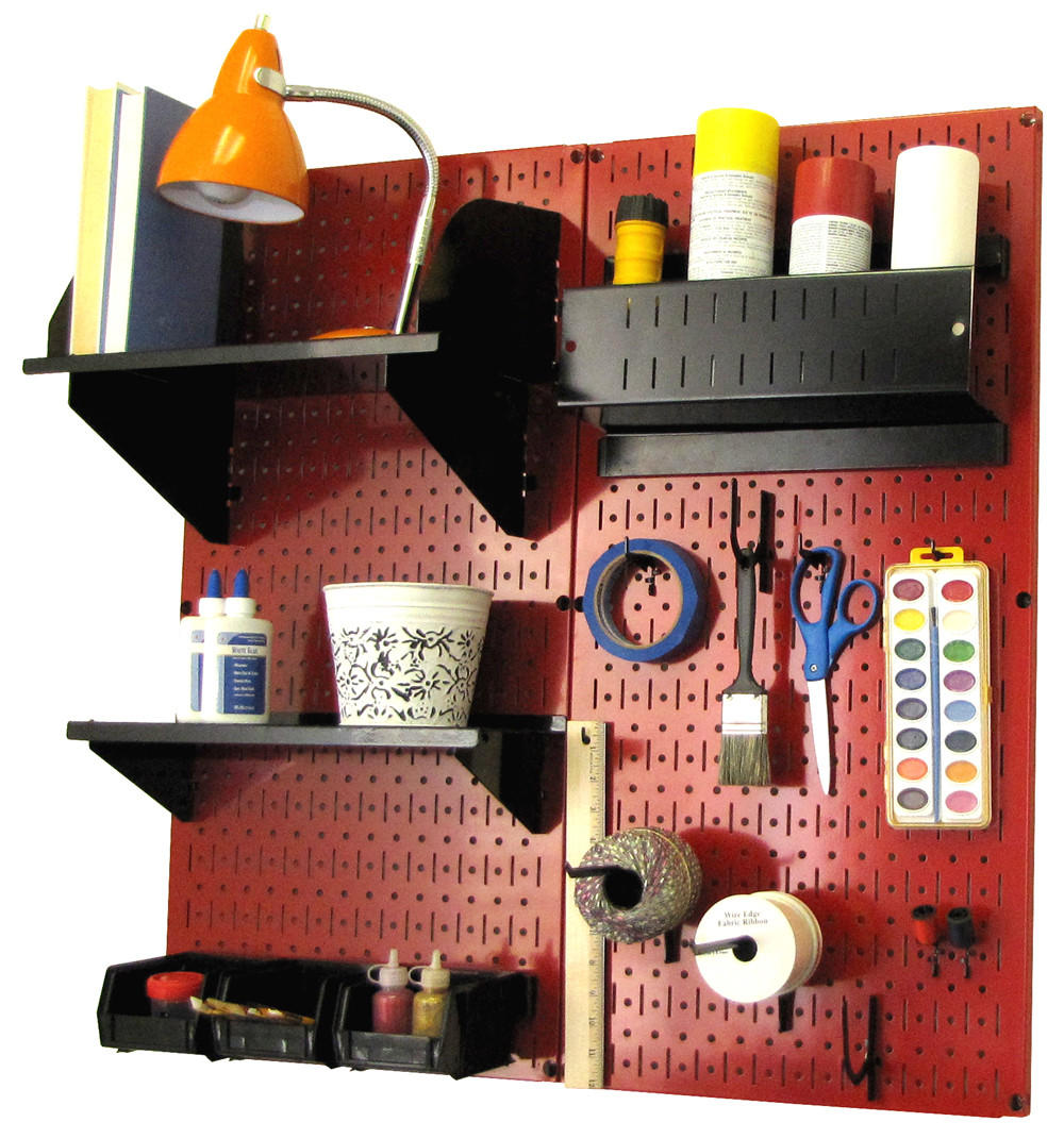 Craft & Hobby Organizer Kit - Pegboard With Accessories