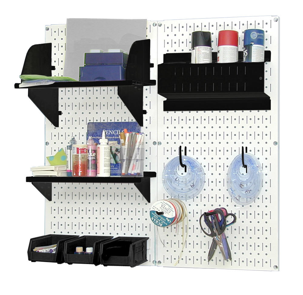 Craft & Hobby Organizer Kit - Pegboard With Accessories