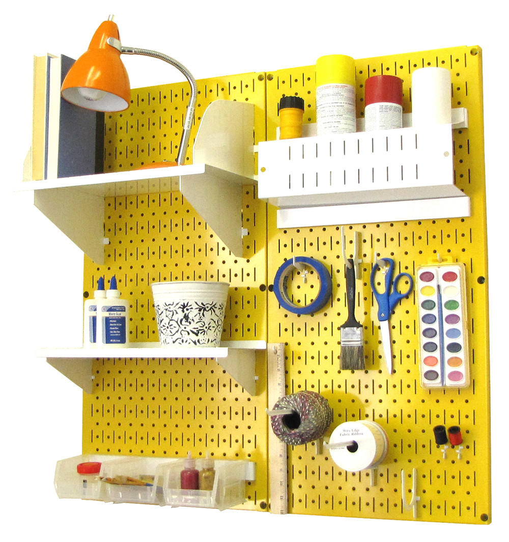 Craft & Hobby Organizer Kit - Pegboard With Accessories