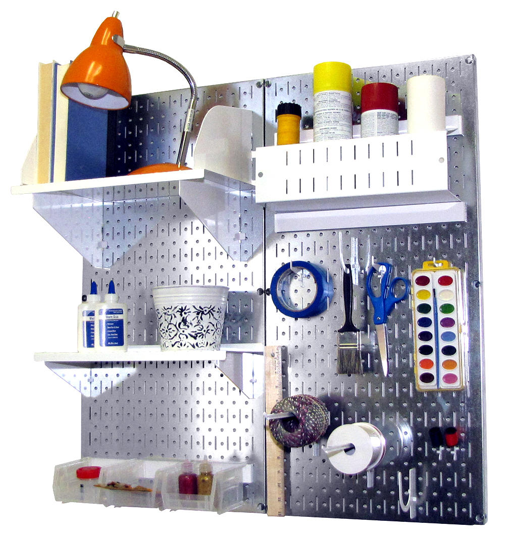 Craft & Hobby Organizer Kit - Pegboard With Accessories