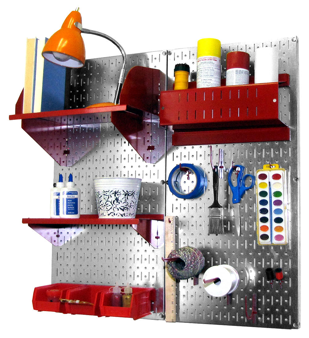 Craft & Hobby Organizer Kit - Pegboard With Accessories
