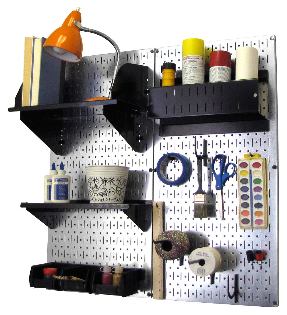 Craft & Hobby Organizer Kit - Pegboard With Accessories