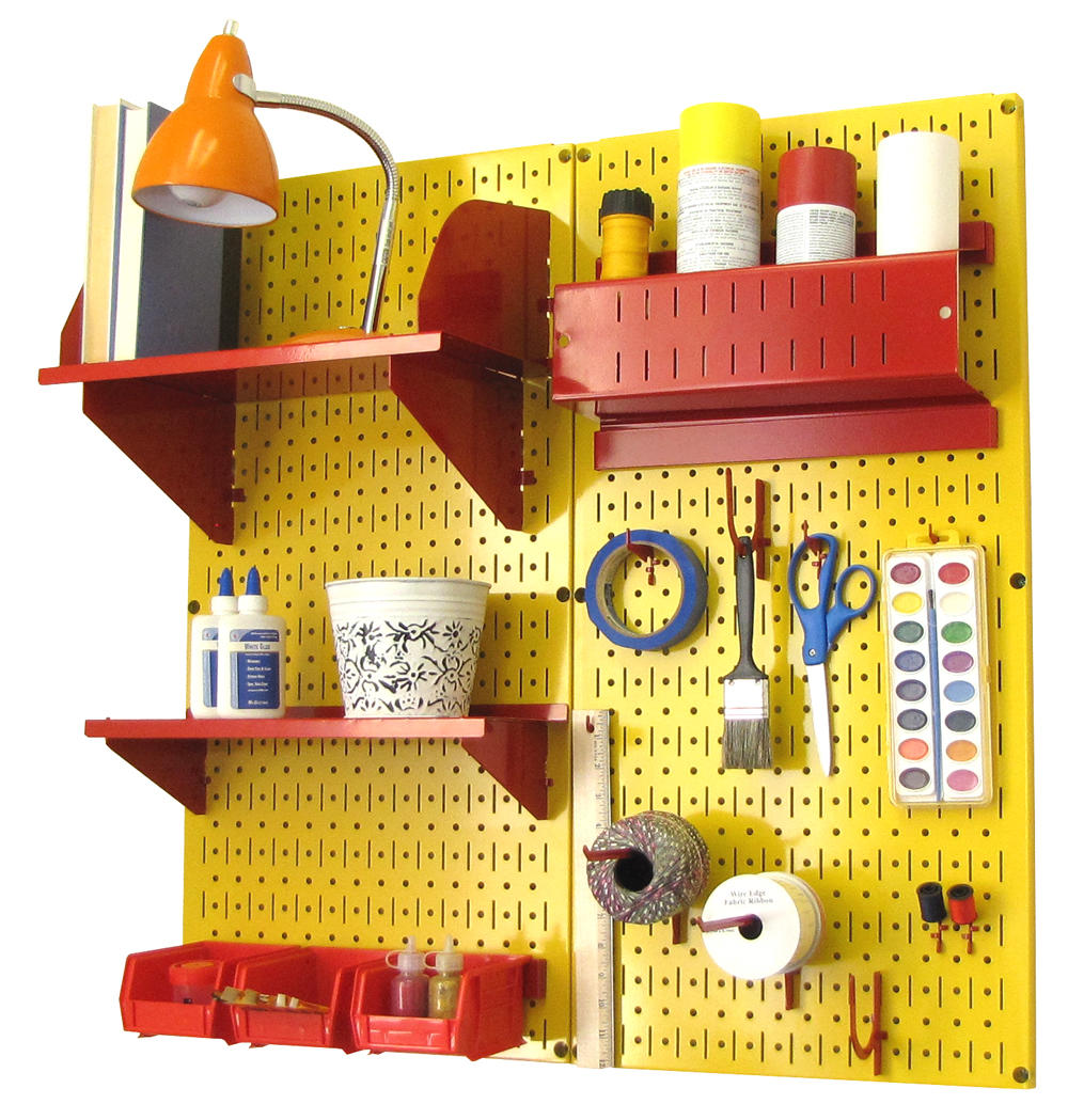 Craft & Hobby Organizer Kit - Pegboard With Accessories