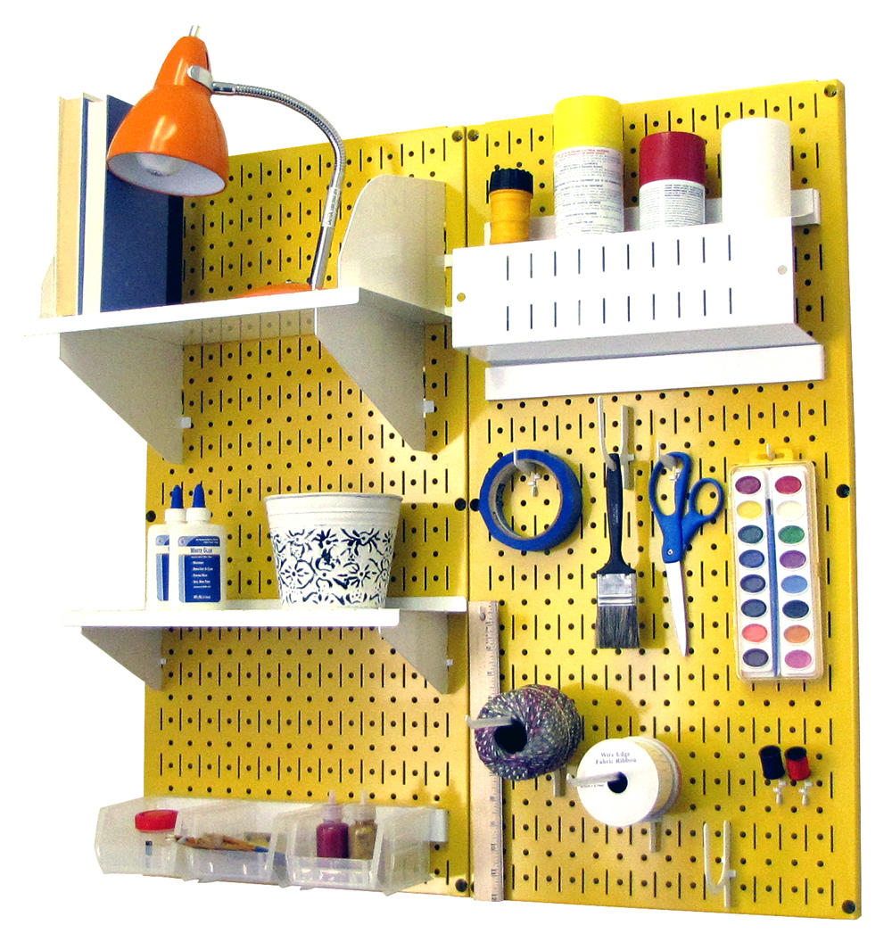 Craft & Hobby Organizer Kit - Pegboard With Accessories