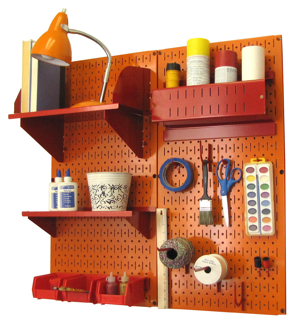 Craft & Hobby Organizer Kit - Pegboard With Accessories