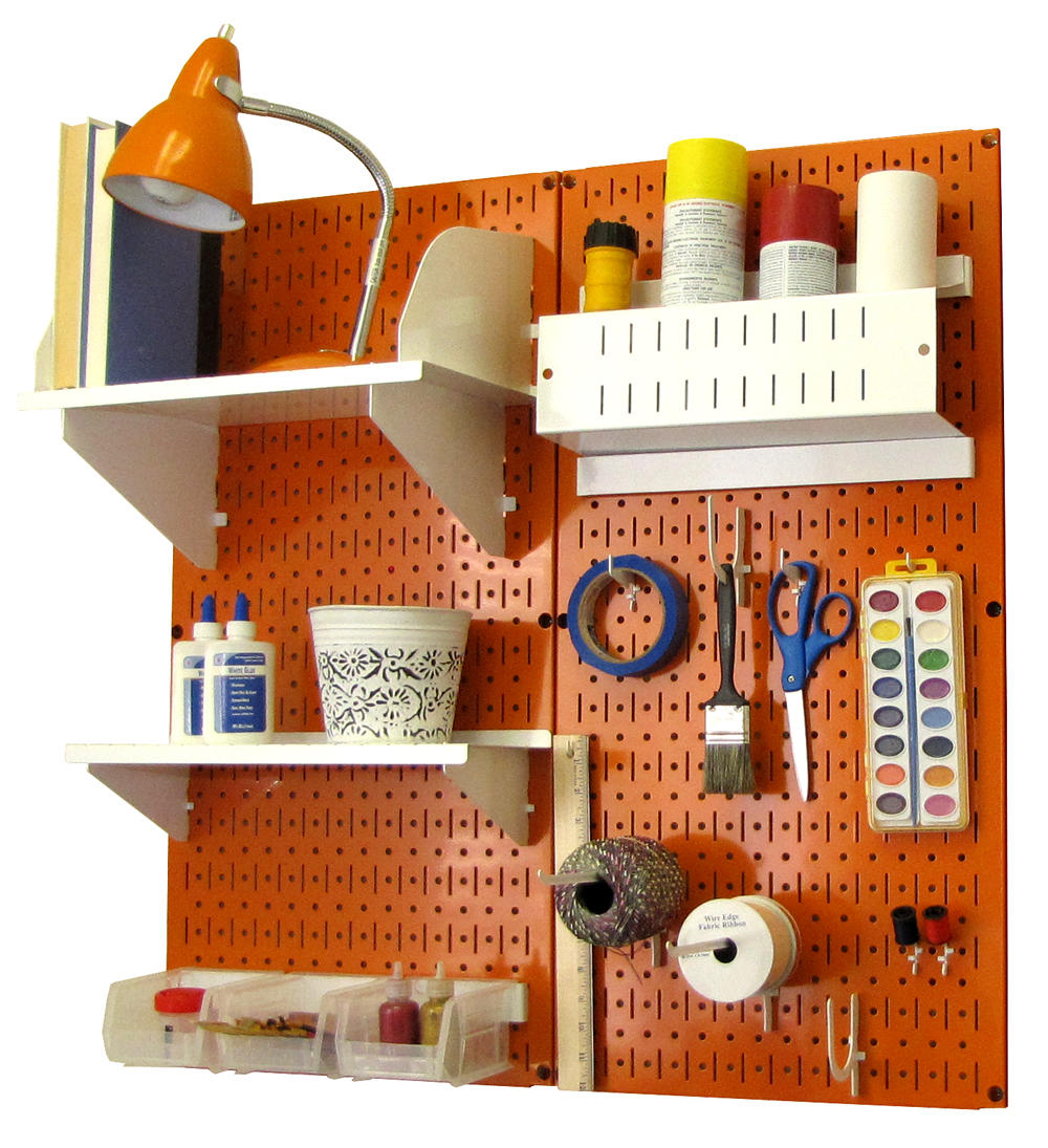 Craft & Hobby Organizer Kit - Pegboard With Accessories