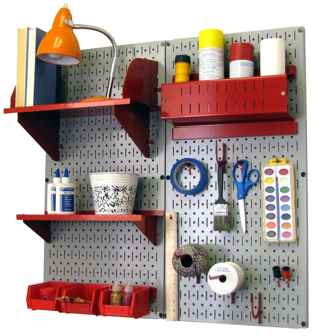 Craft & Hobby Organizer Kit - Pegboard With Accessories