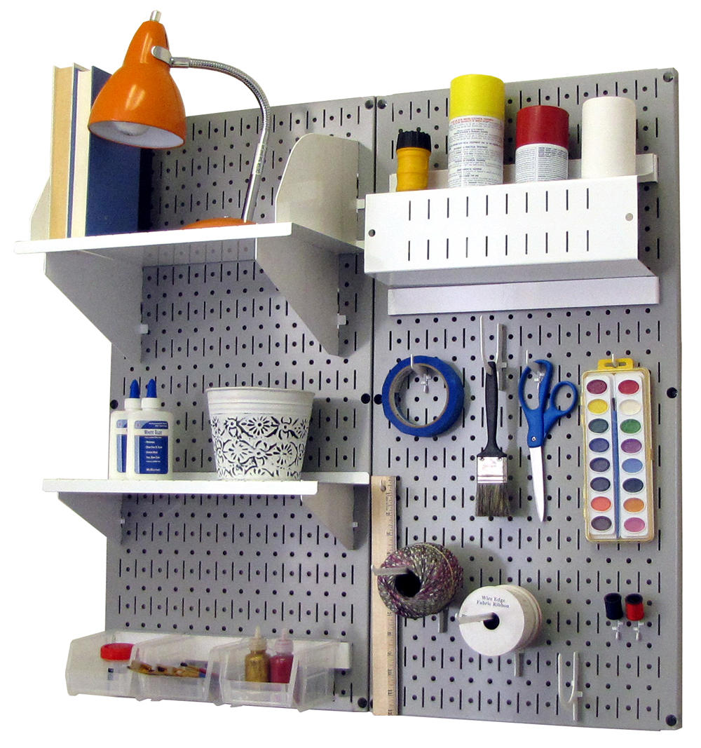Craft & Hobby Organizer Kit - Pegboard With Accessories