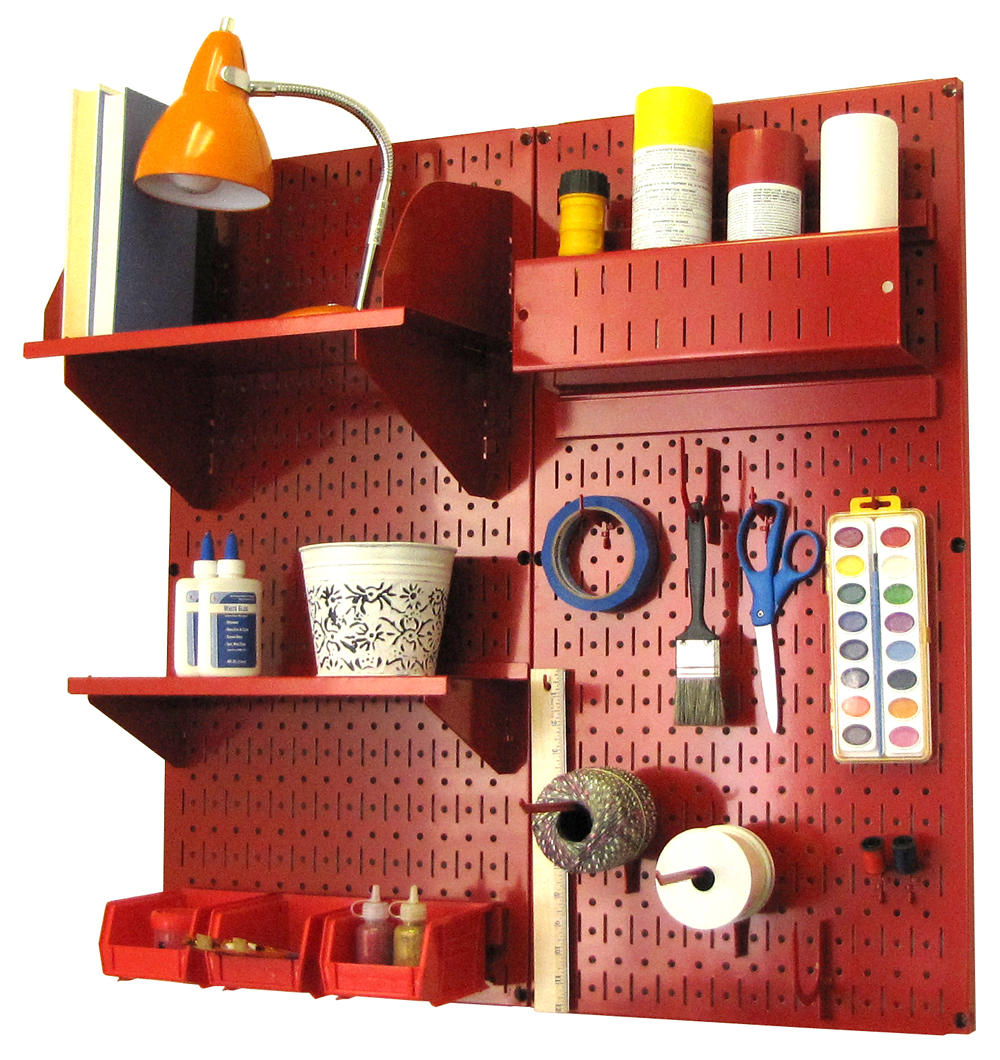 Craft & Hobby Organizer Kit - Pegboard With Accessories