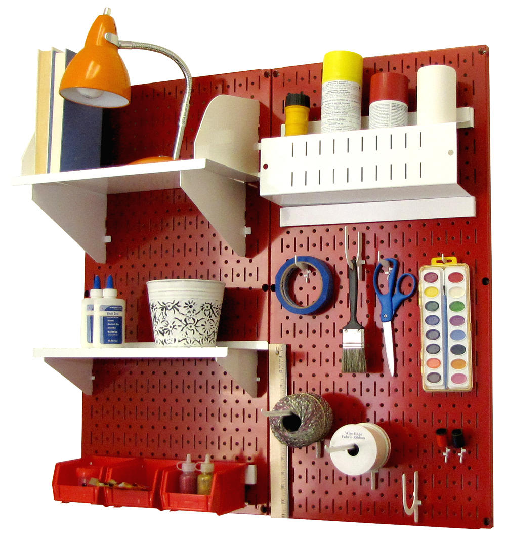 Craft & Hobby Organizer Kit - Pegboard With Accessories