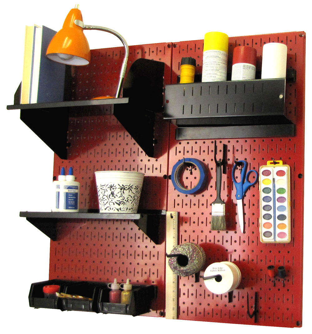 Craft & Hobby Organizer Kit - Pegboard With Accessories