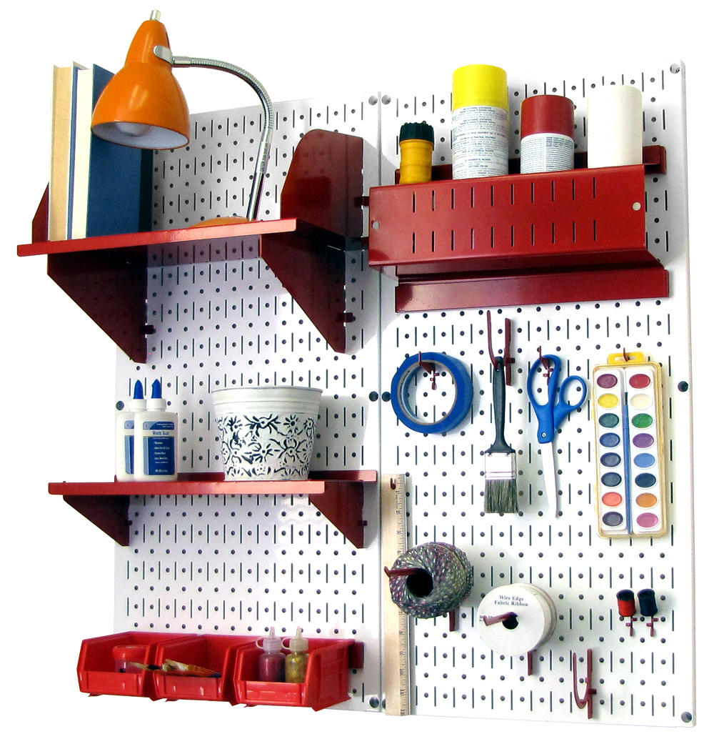 Craft & Hobby Organizer Kit - Pegboard With Accessories