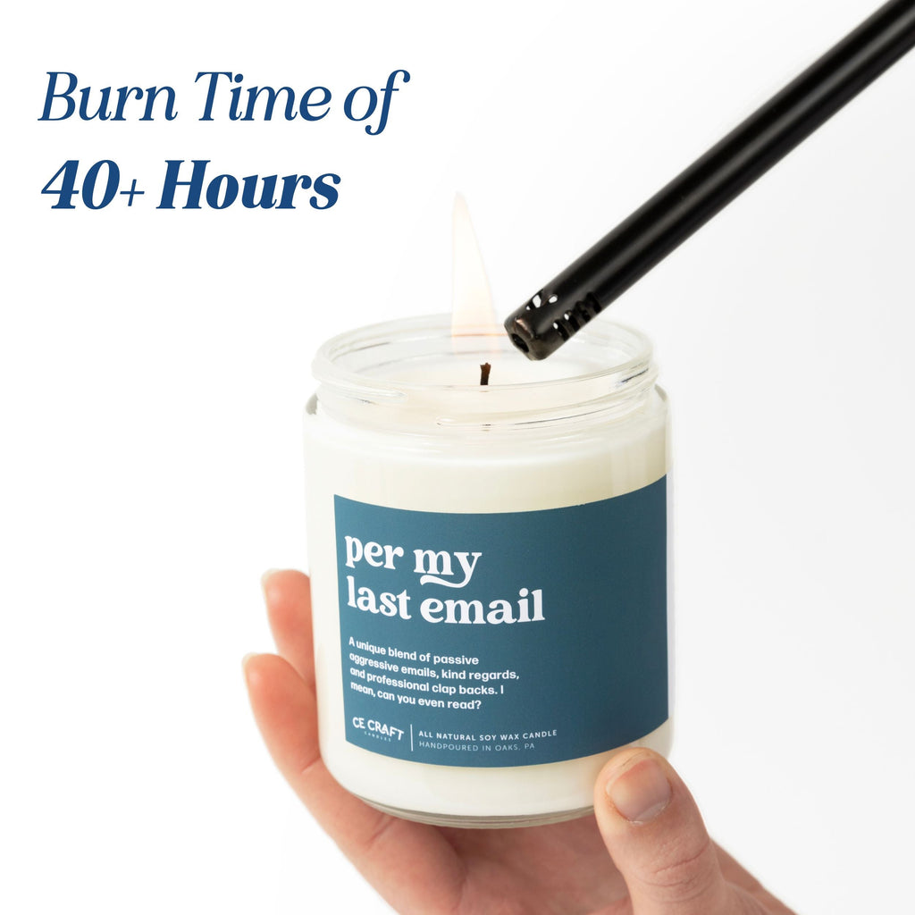 Canceled Plans Candle