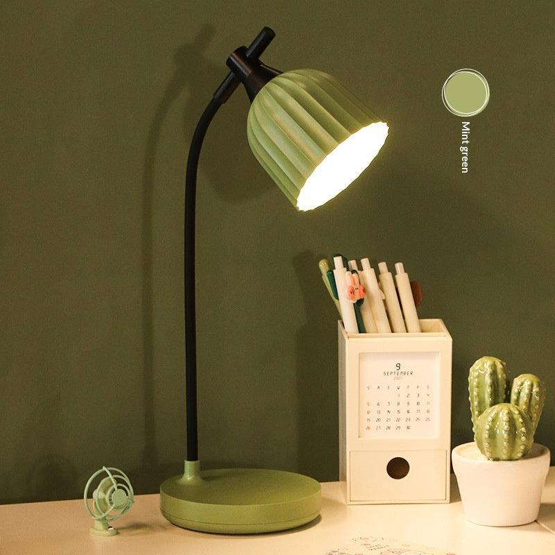 Fashionable  LED FDesk Lamp Touch Dimmable Reading  Modes Decorative Table Lamp Cute Study Lamps for Bedroom Décor