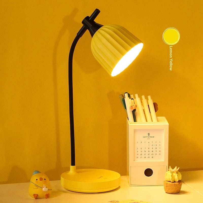 Fashionable  LED FDesk Lamp Touch Dimmable Reading  Modes Decorative Table Lamp Cute Study Lamps for Bedroom Décor