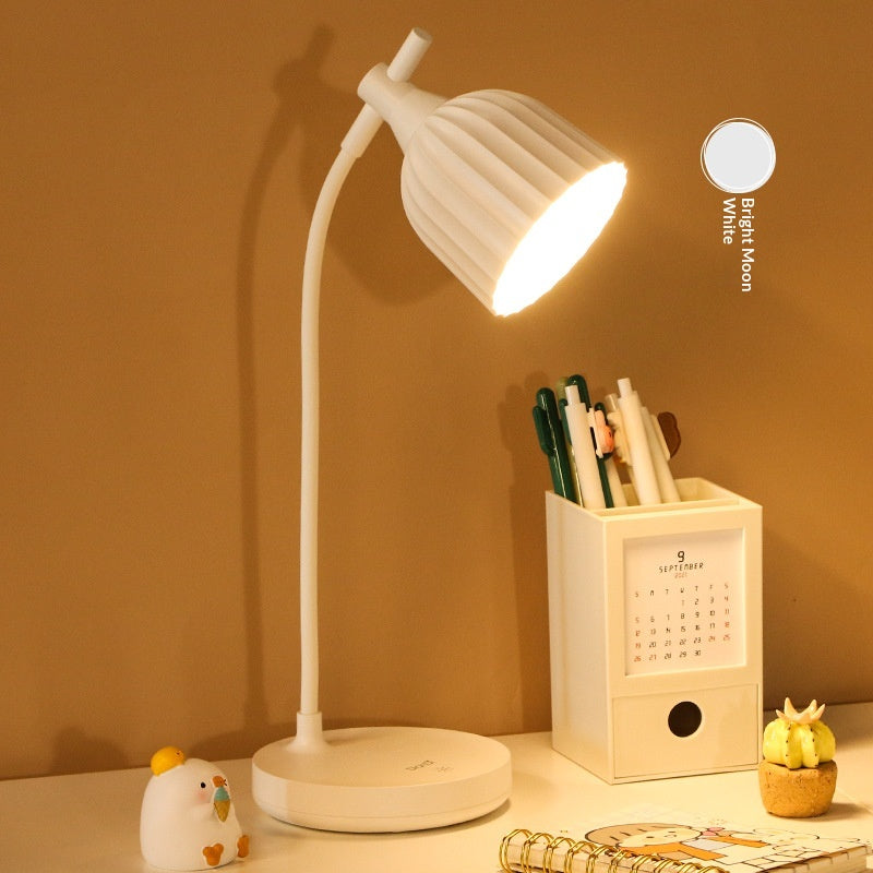 Fashionable  LED FDesk Lamp Touch Dimmable Reading  Modes Decorative Table Lamp Cute Study Lamps for Bedroom Décor
