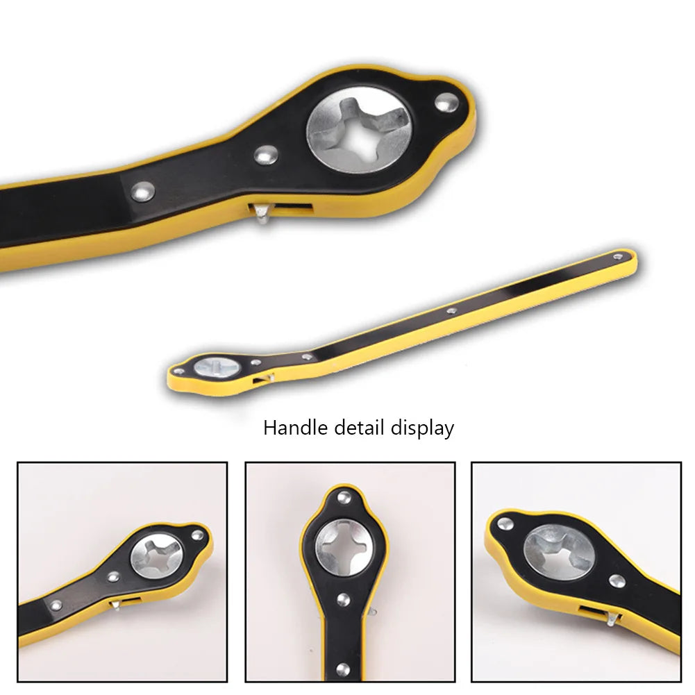 Auto Jack Ratchet Wrench Scissor Jack Garage Tire Wheel Lug Wrench .