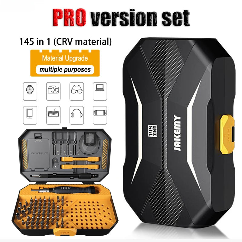 152 In 1 Magnetic Precision Screwdriver Set Hex Phillips Magnetic Bits .