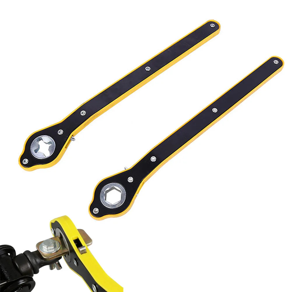 Auto Jack Ratchet Wrench Scissor Jack Garage Tire Wheel Lug Wrench .