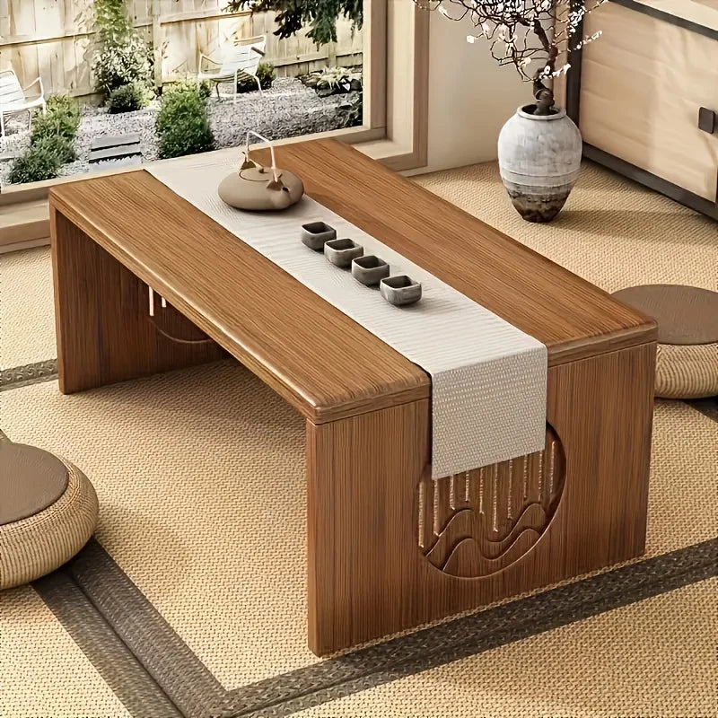 Versatile Bamboo Folding Table - Japanese Style.