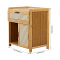 【Breeins】Wooden Nightstand Storage Cabinet.