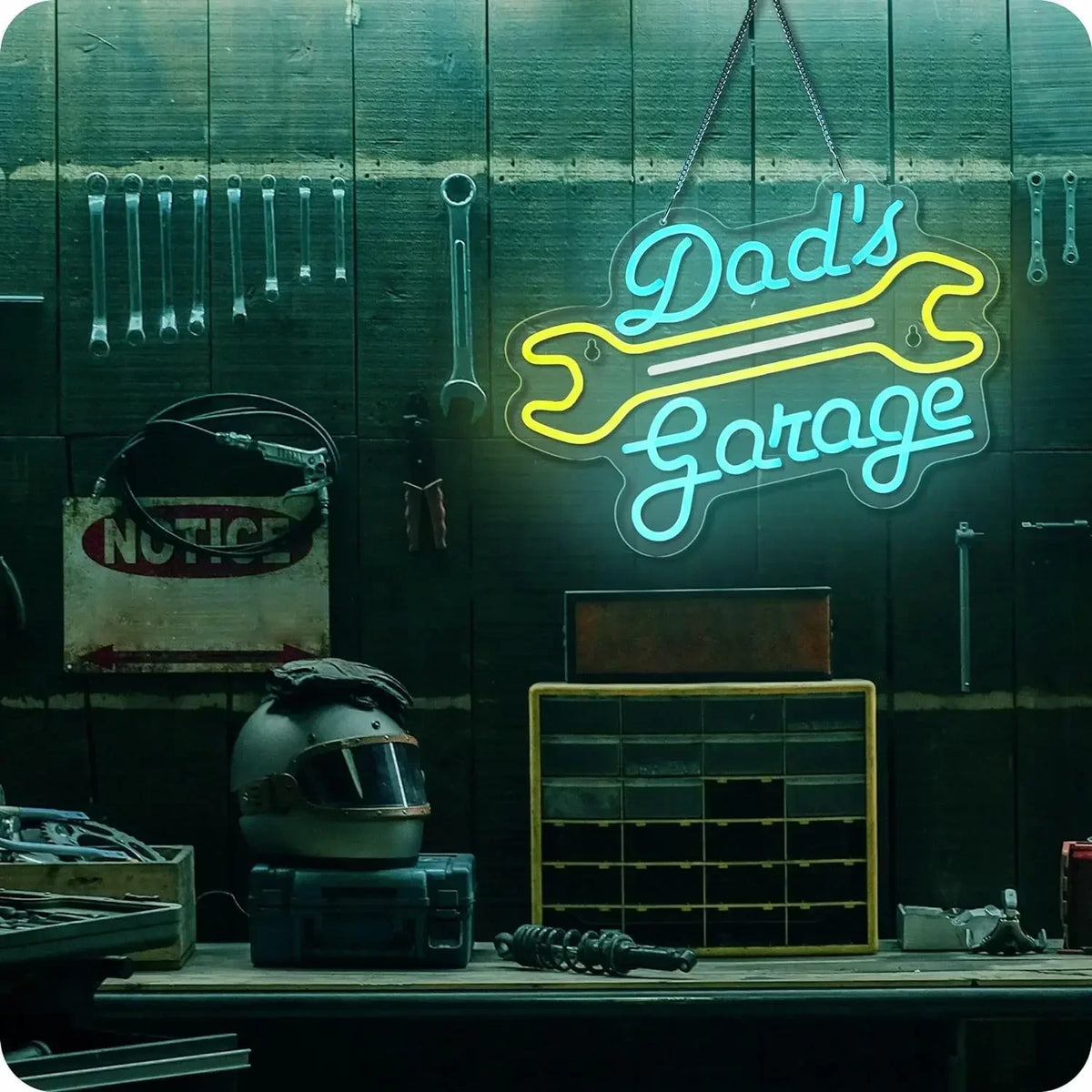 Dad's Garage Neon Sign LED Wall Decor