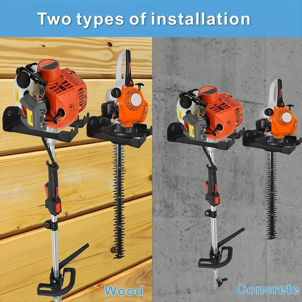Garage wall bracket for Grass Trimmer, Hedge Trimmer,