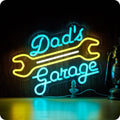 Dad's Garage Neon Sign LED Wall Decor