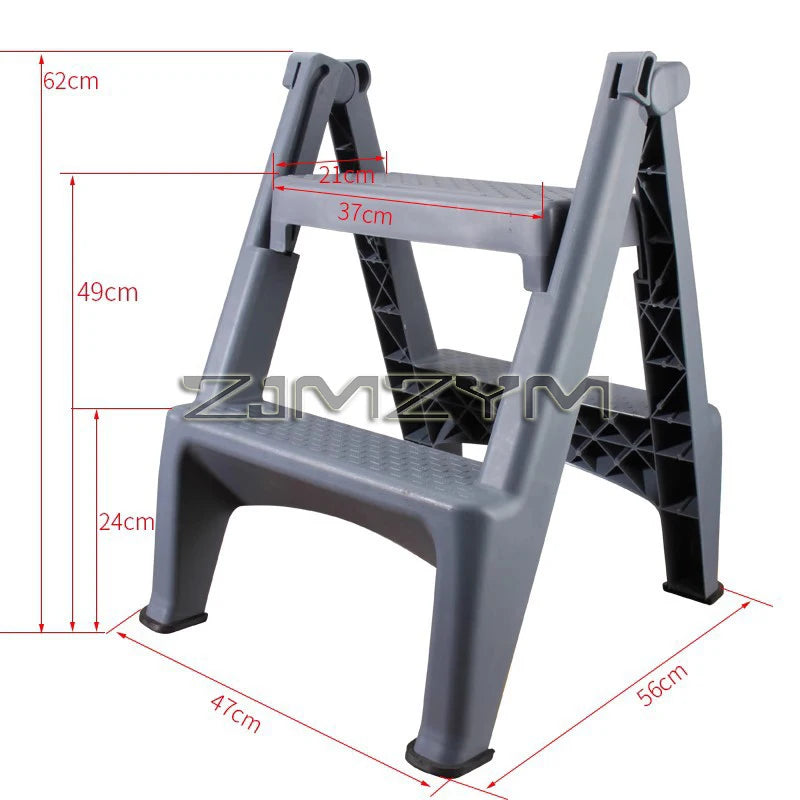 Folding Car Wash Step Ladder Multi-function Step Stool