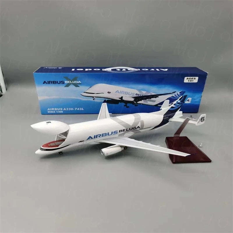 A330 Beluga Airways Scale Aircraft 20CM/42CM Alloy/Resin Die-cast airplanes decoration home Collectible Plane Model
