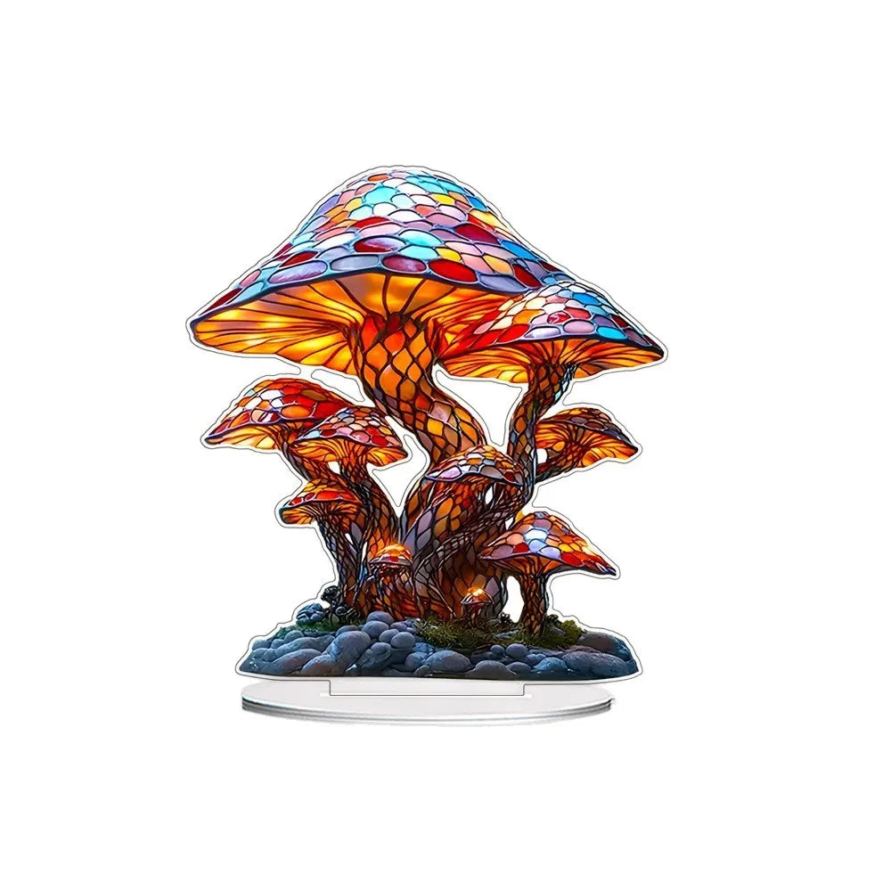 1PCS Colorful Mushroom Creative Home Decoration .
