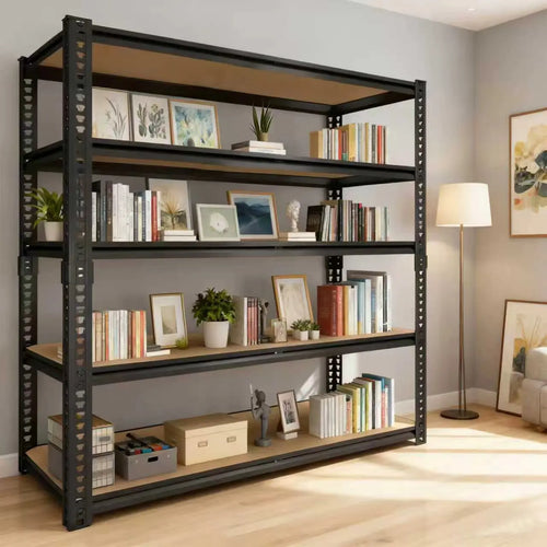 3050 LB Sturdy Metal Storage Racks - Extra Wide 40" Robust Garage Shelving System with Adjustable Height, Tool-Free Assembly