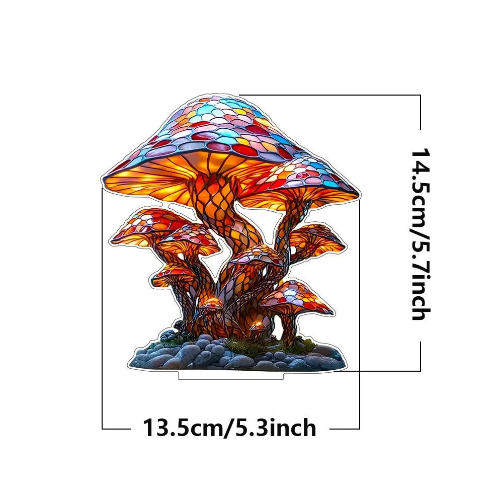 1PCS Colorful Mushroom Creative Home Decoration .