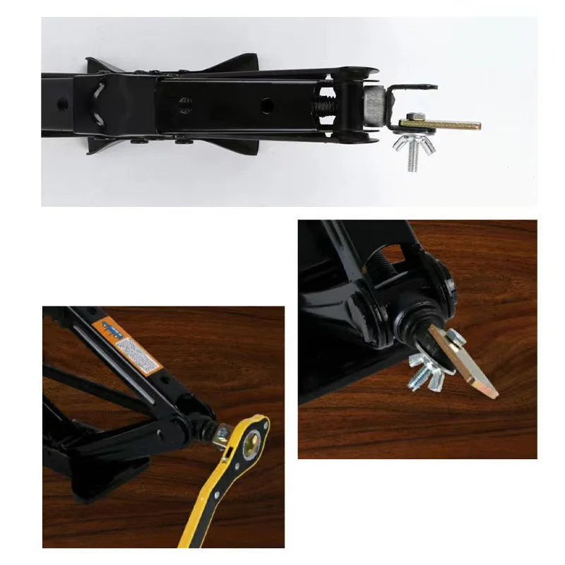 Auto Jack Ratchet Wrench Scissor Jack Garage Tire Wheel Lug Wrench .
