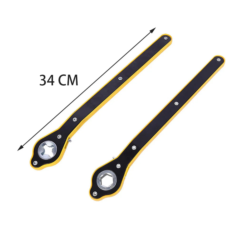 Auto Jack Ratchet Wrench Scissor Jack Garage Tire Wheel Lug Wrench .