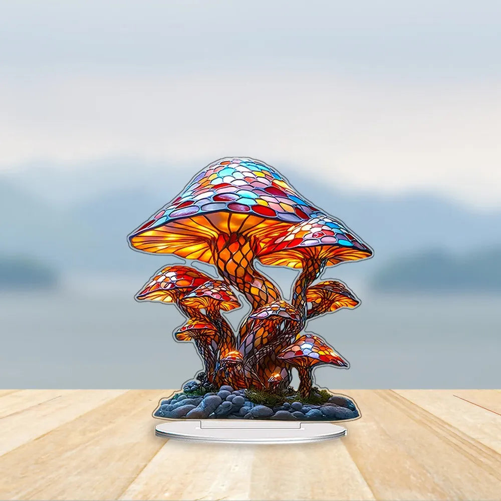 1PCS Colorful Mushroom Creative Home Decoration .
