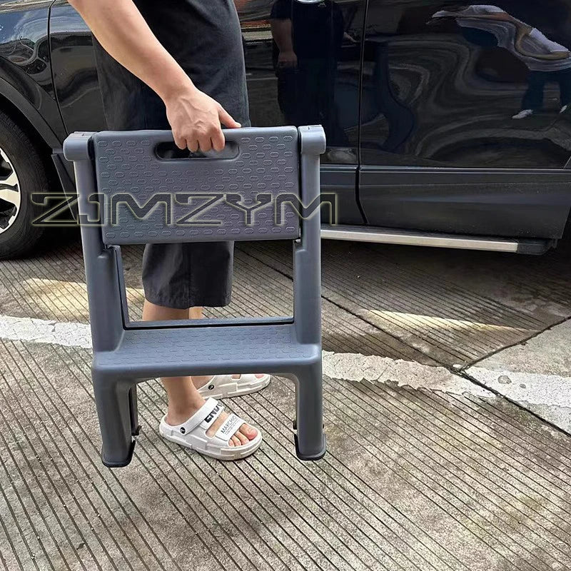Folding Car Wash Step Ladder Multi-function Step Stool