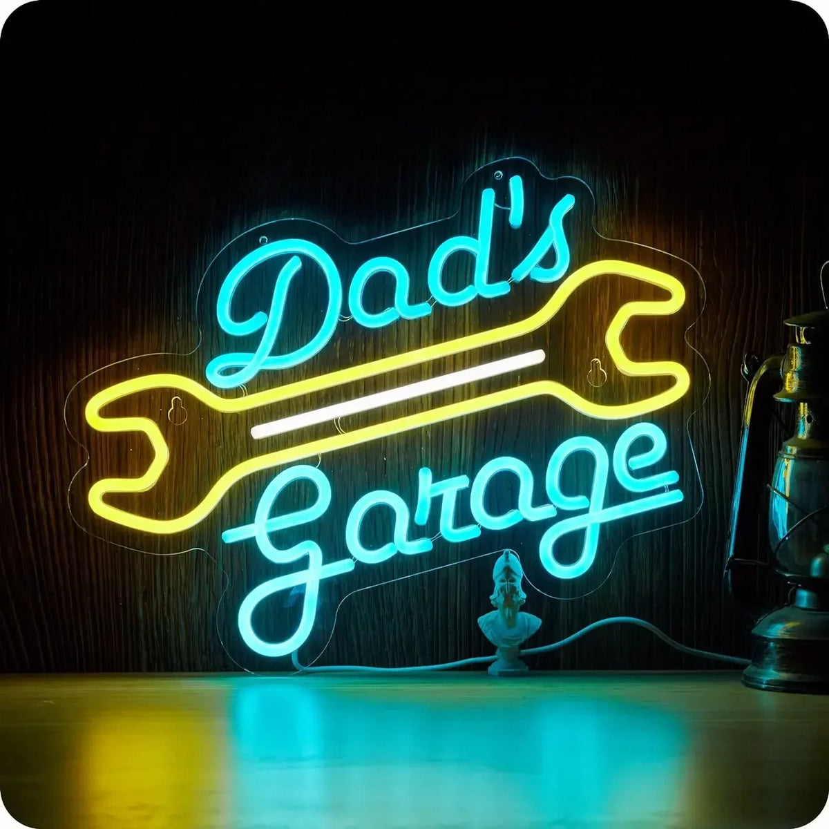 Dad's Garage Neon Sign LED Wall Decor