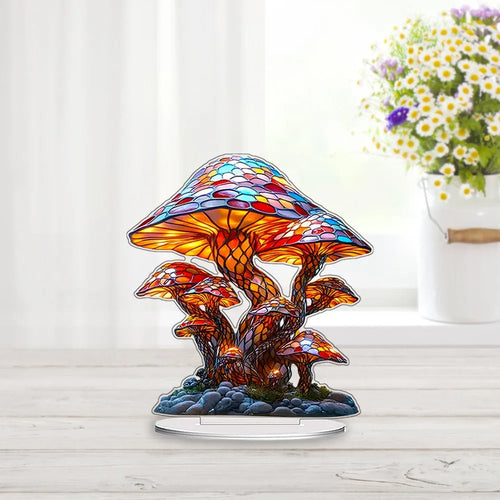 1PCS Colorful Mushroom Creative Home Decoration .