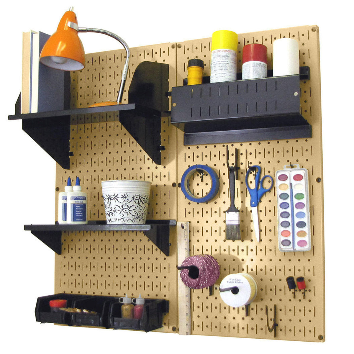 Craft & Hobby Organizer Kit - Pegboard With Accessories