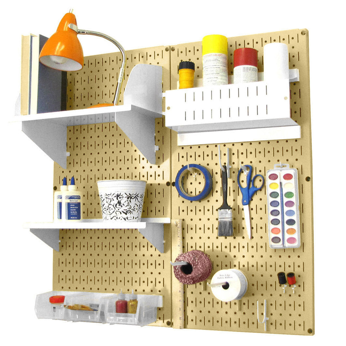 Craft & Hobby Organizer Kit - Pegboard With Accessories