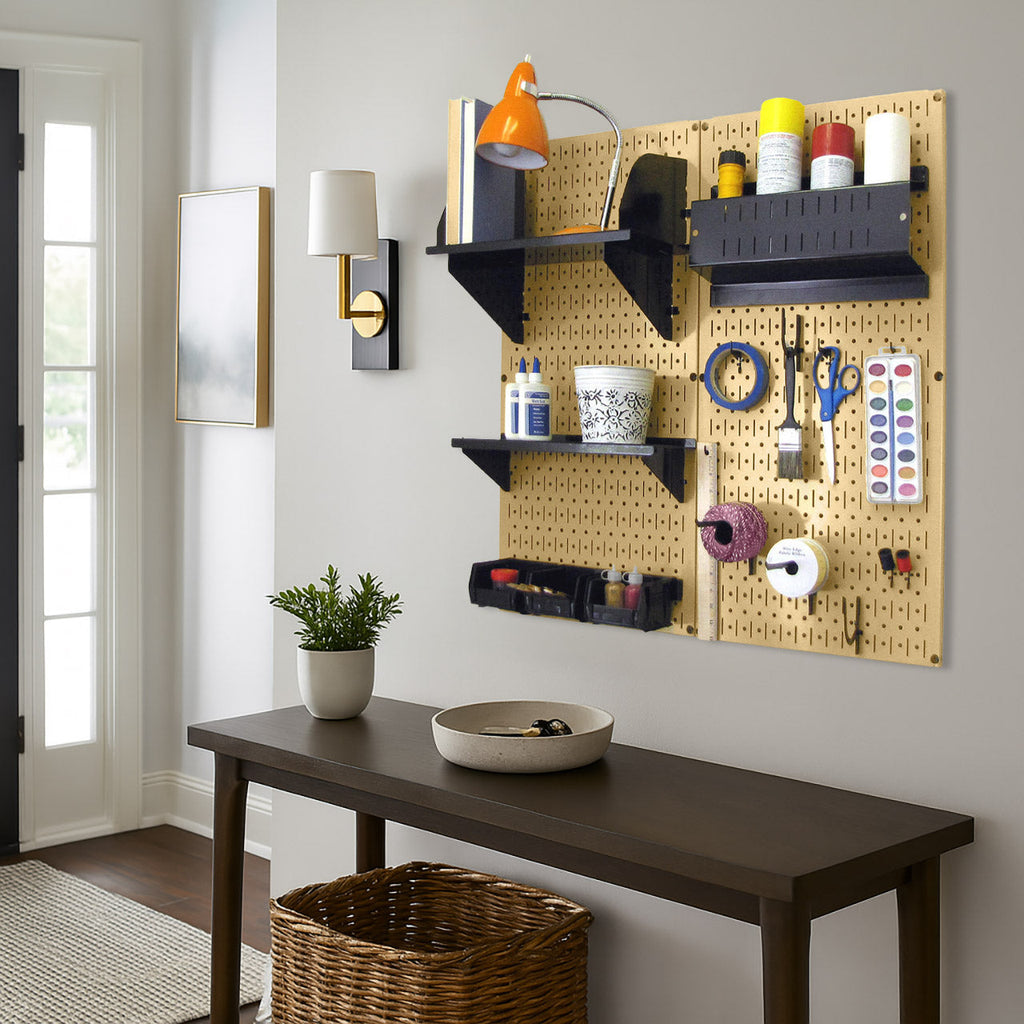 Craft & Hobby Organizer Kit - Pegboard With Accessories