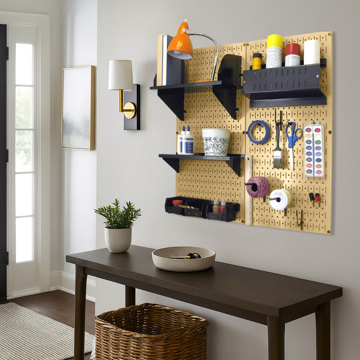 Craft & Hobby Organizer Kit - Pegboard With Accessories