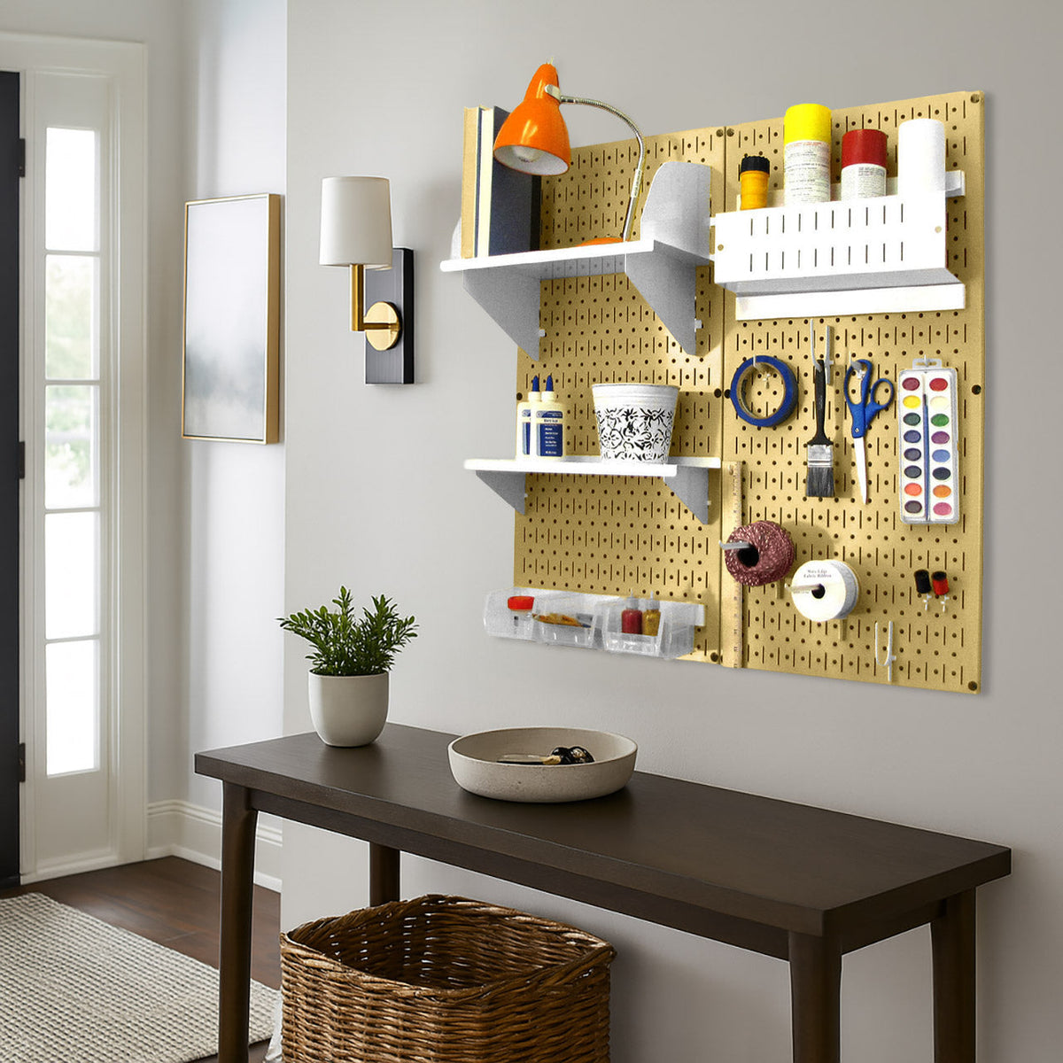 Craft & Hobby Organizer Kit - Pegboard With Accessories